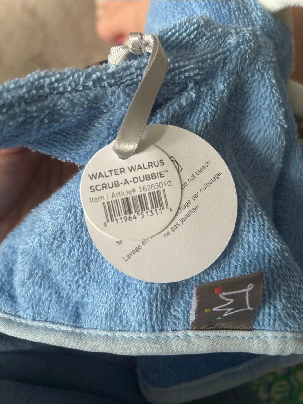 Manhattan Toy Walter Walrus Washcloth Bath Mitt – NWT